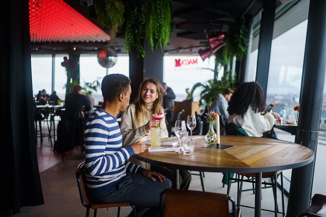 A'DAM LOOKOUT Entry Ticket with Food & Drink Options - Elevator ride, interactive exhibit, and the 360-degree view payoff