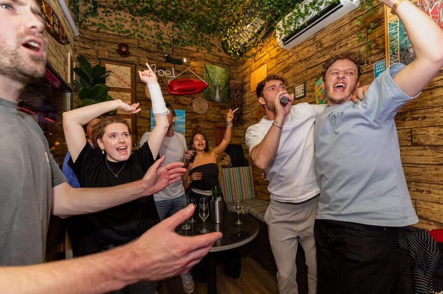 Aloha Amsterdam: Private Karaoke Booth with 20.000 Songs - Inside the booth, how your 2 hours usually feel