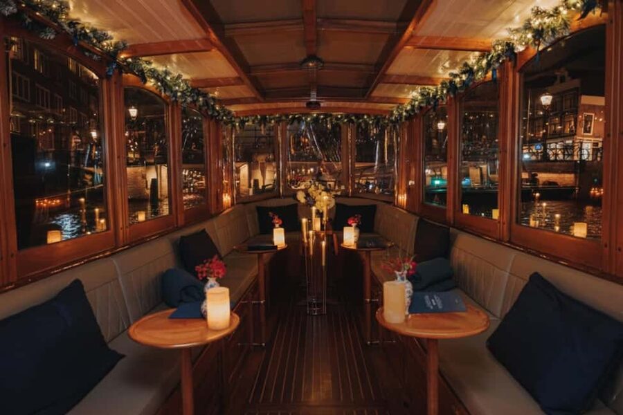 Amsterdam: 2-Hour Candle Light Cruise + Drinks & Snacks - Candlelight, Warmth, and a Smooth Ride Through the Canal Belt