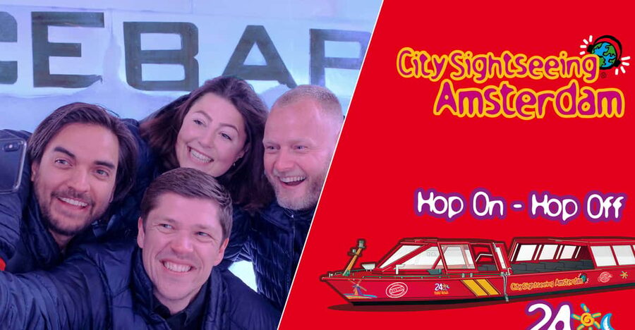 Amsterdam: 24-Hour Hop-On Hop-Off Boat and XtraCold Icebar - Choosing the right boat line: Red, Green, and Blue