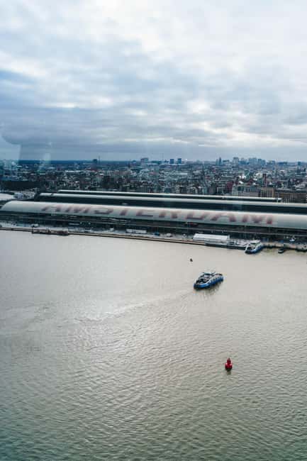Amsterdam: A'DAM Lookout Entry Ticket with 1 drink - Price and value, what $24 buys and what can cost more