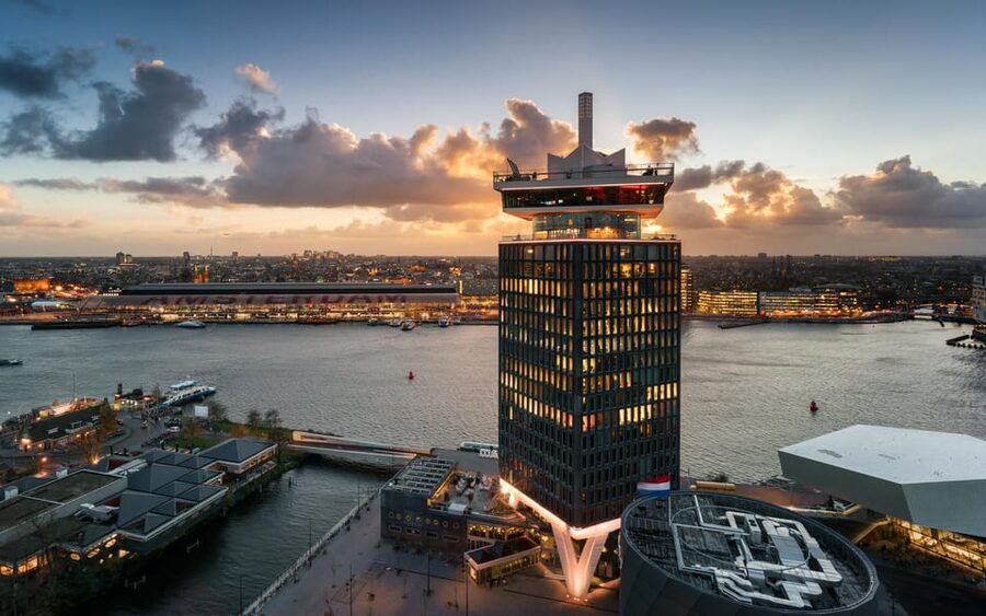 Amsterdam: A'DAM Lookout Ticket and Lunch or Dinner Voucher - A’DAM Lookout at 100 meters: what you’ll actually see