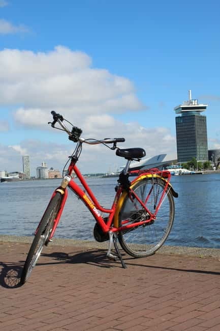 Amsterdam:: Bike Rental with Free Self-Guided Tour - The ferry part: switching gears from city streets to Dutch countryside vibes