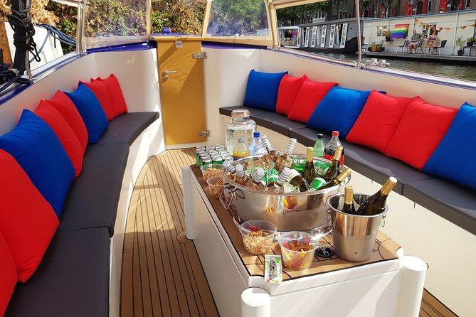 Amsterdam: Canal Booze Cruise with Unlimited Drinks Option - Unlimited drinks on the Amstel, without long transfers