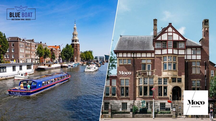 Amsterdam: Canal Cruise and Moco Museum Combined Ticket - UNESCO canal views, plus the route that feels like a photo walk