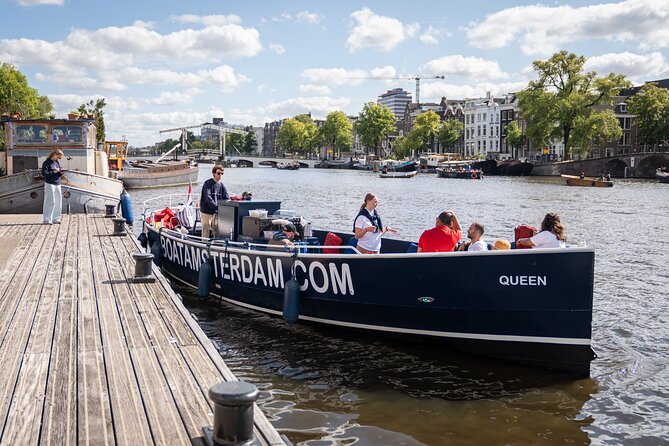 Amsterdam Canal Cruise with Live guide & Two drinks - Central St. - Starting at Stationsplein 24: Getting There Without Stress
