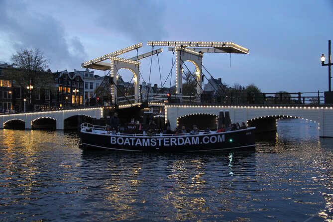Amsterdam Canal Cruise with Open Bar - Central Station - Magere Brug and the Romantic Bridge Views
