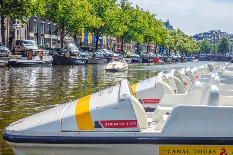 Amsterdam: Chart Your Own Canal Course by Pedal Boat - Chart Your Own Canal Course With a Skipper and Route Clues