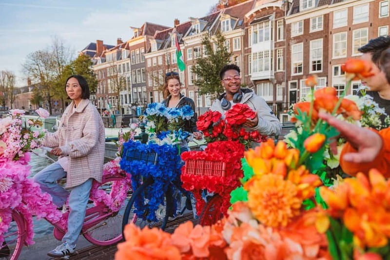 Amsterdam: City Centre, Guided Bike Tour on Flower Bikes - The Stop-by-Stop Route That Makes the Tour Worth It