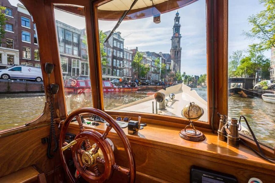 Amsterdam: Classic Saloon Boat Cruise with Cheese & Wine - Boarding points, meeting spots, and the practicalities that matter