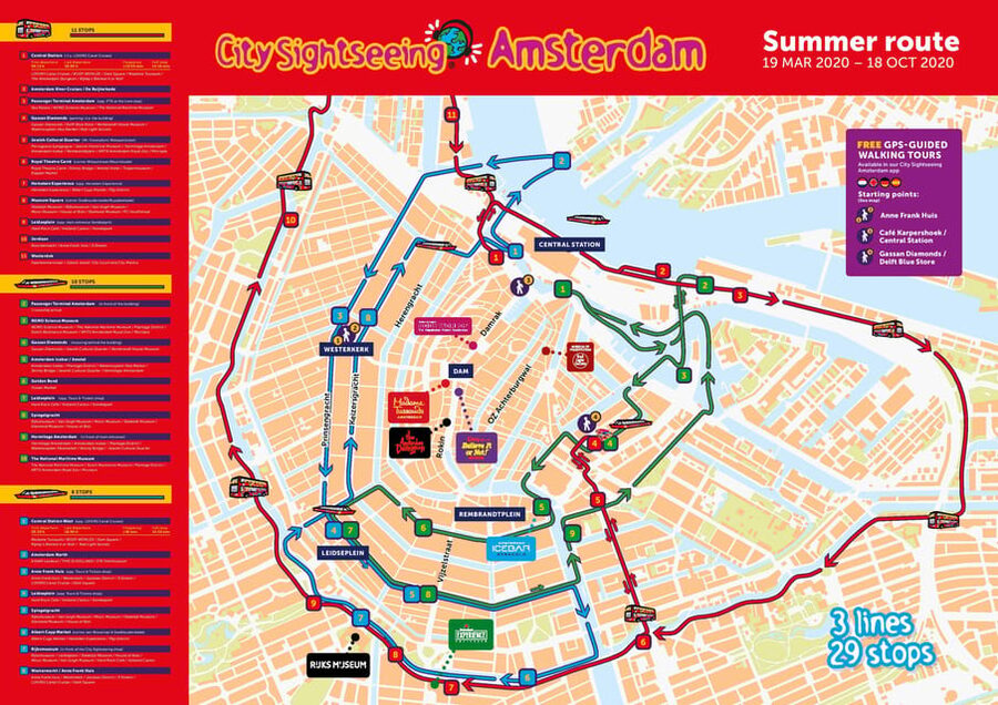 Amsterdam: Combo Rijksmuseum & Hop-On Hop-Off Bus - Stop-by-Stop: What Each Area Is Best For (and what to watch)