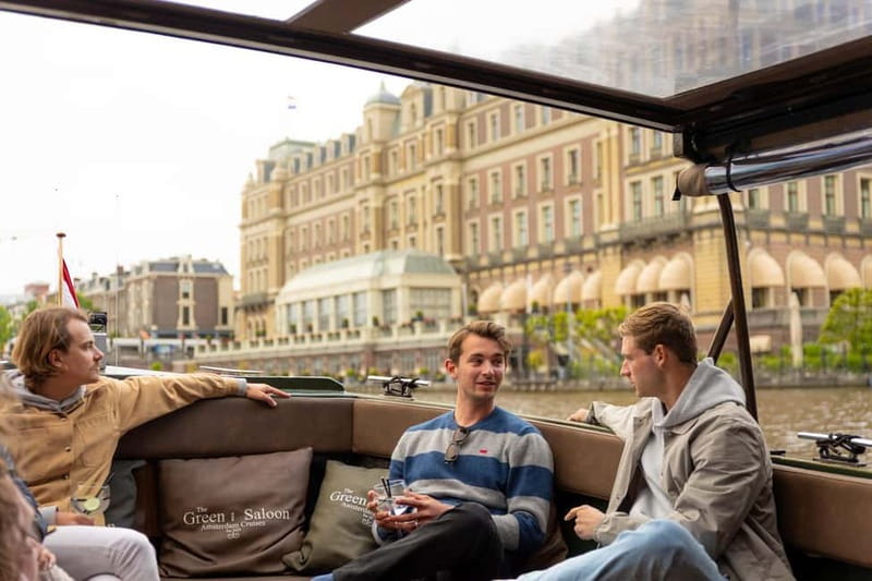 Amsterdam: Covered Heated Canal Cruise with Bitterballen - What the ride feels like once you are aboard