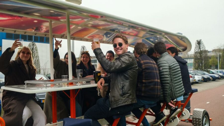 Amsterdam: Dutch Beer Bike Blast Tour with Onboard Bar - Meeting at Rhoneweg 1: The Start Point You Should Find Early