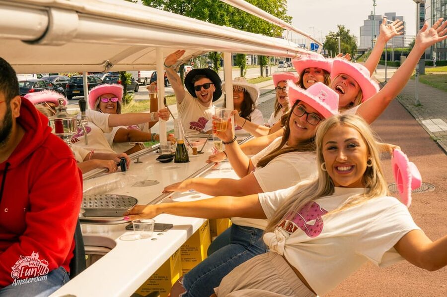 Amsterdam: Dutch Prosecco Party Bike - Where you start: Rhoneweg 1 and how the bike experience feels