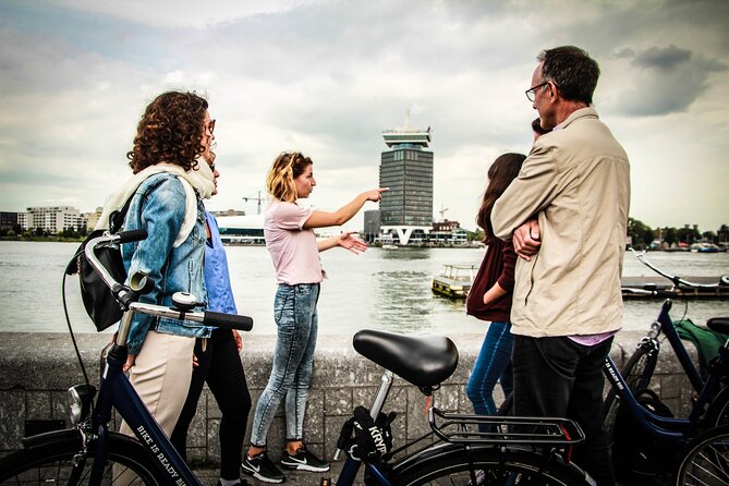 Amsterdam full day tour: Walking, Biking and Cruising - Bike time from Centraal Station through Vondelpark and the Jordaan