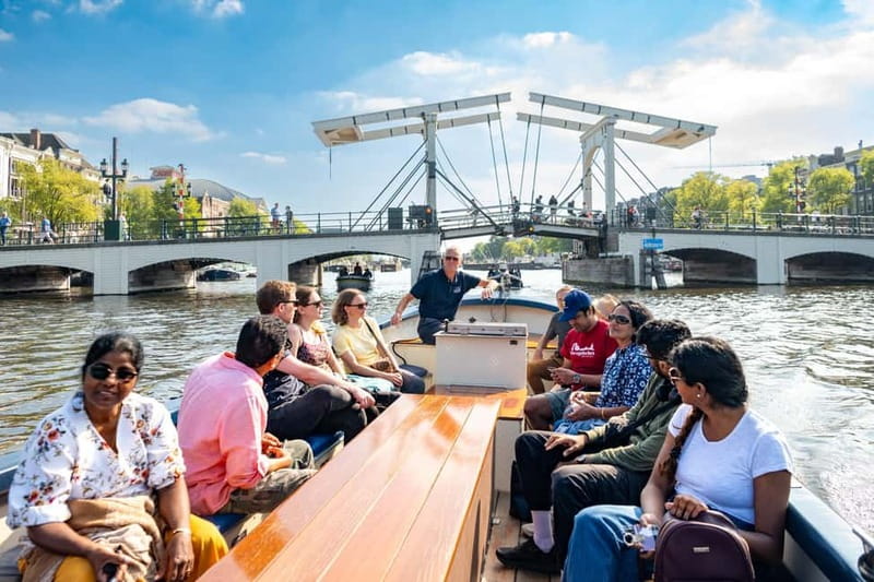 Amsterdam: Guided City Highlights Open Boat Canal Cruise - Where you meet: Stadhouderskade 501 by Hard Rock Cafe