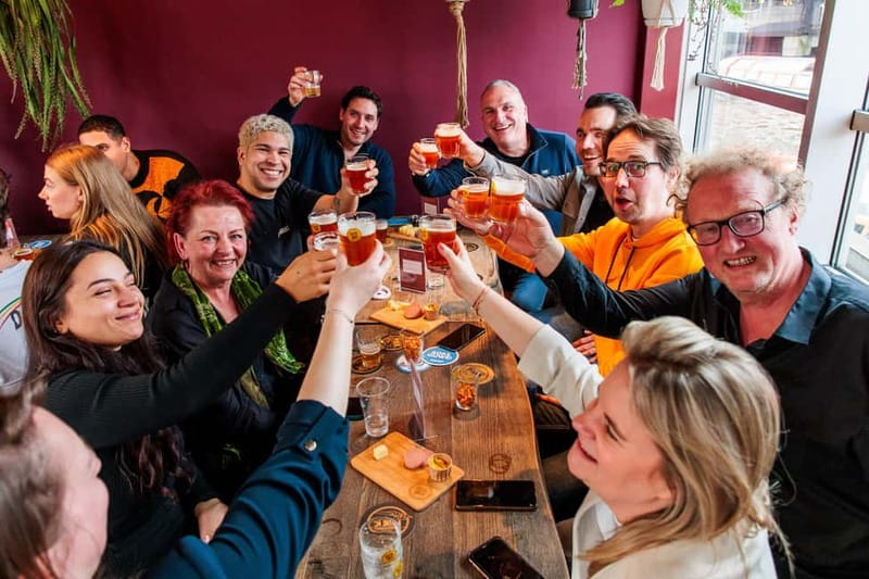 Amsterdam: Guided Craft Beer Tasting with cheese and snacks - What happens when the 5 beer tastings start