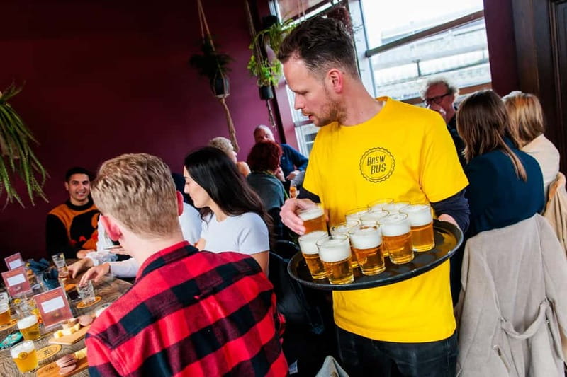 Amsterdam: Guided Craft Beer Tasting with cheese and snacks - Price and value: $35 for five tastings plus snacks