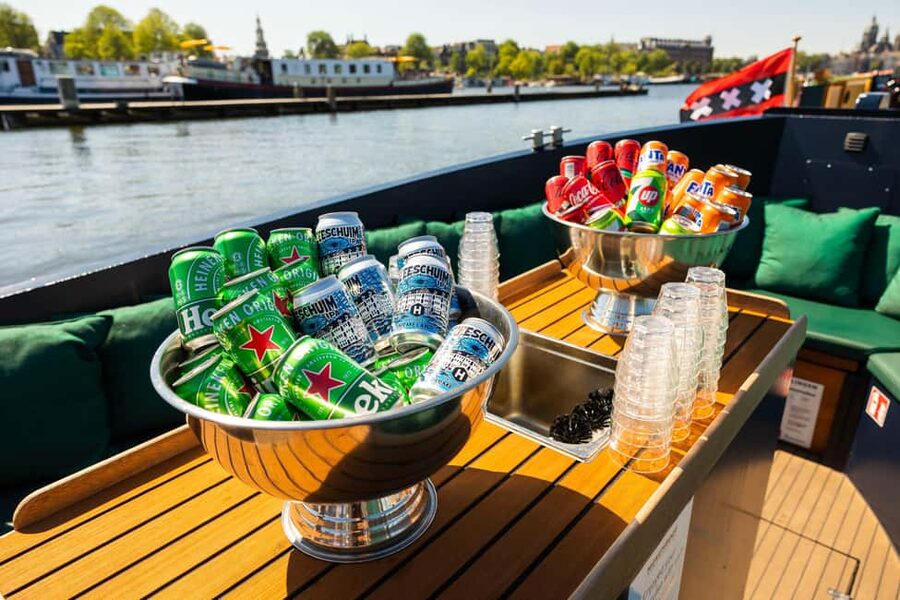 Amsterdam: Guided Open Boat Cruise Unlimited Drinks Option - Price and Value: What $22 Buys You in One Hour
