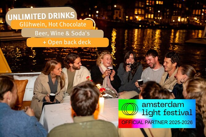 Amsterdam: heated Light Festival Cruise | Incl. Drinks Option - Key Highlights You’ll Notice Right Away