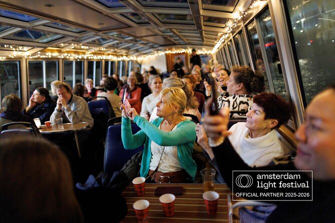 Amsterdam: heated Light Festival Cruise | Incl. Drinks Option - What the Heated Boat and Deck Setup Means for Real Comfort