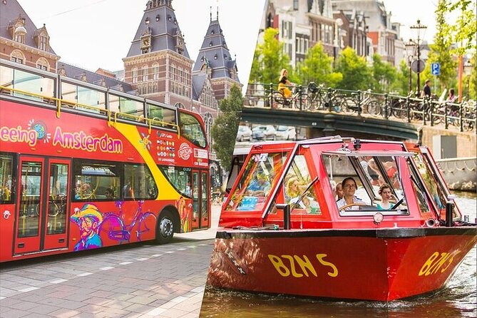 Amsterdam Hop-On Hop-Off 24h or 48h Bus and Boat Option - Price and value: what $35.52 buys you in Amsterdam