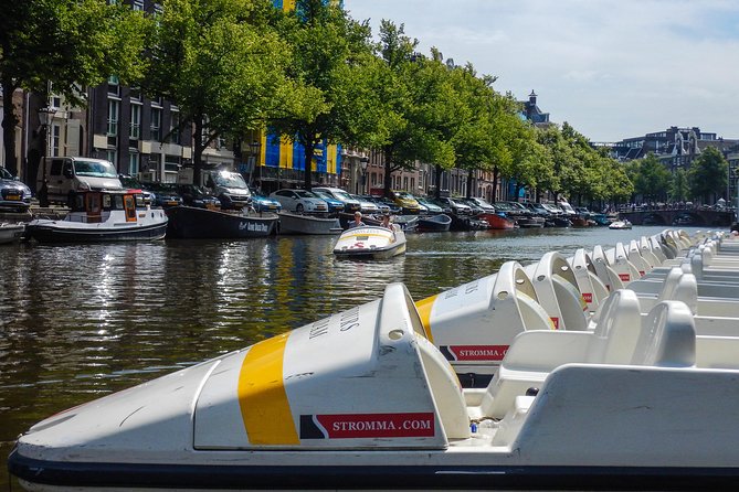 Amsterdam Independent Sightseeing by Pedal Boat - Checking in at central piers, getting on the water