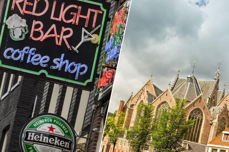 Amsterdam: Introduction walking tour - Old Town stops: Old Church, The Waag, Chinatown, Rembrandplein, and the smallest house
