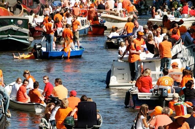 Amsterdam: Kingsday Party Cruise including Drinks - Value for $72.29: why this price can make sense for your King’s Day plan