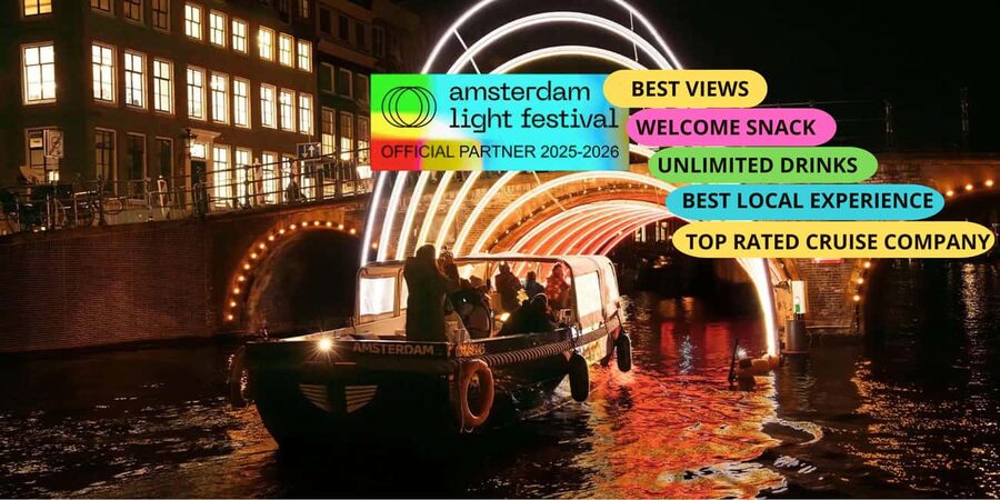 Amsterdam: Light Festival Boat+Unlimit.Drinks & Snack Option - Why this Light Festival cruise works in winter