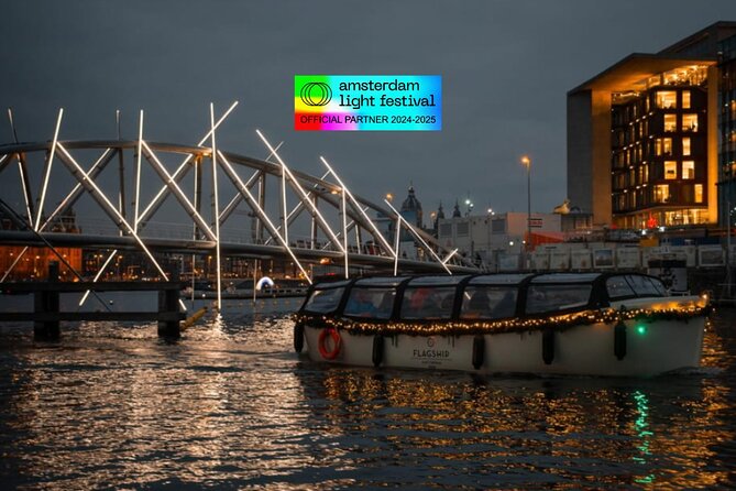 Amsterdam Light Festival: Cruise Unlimited Drinks & Bite option - Unlimited drinks and a bite option, where the value actually shows