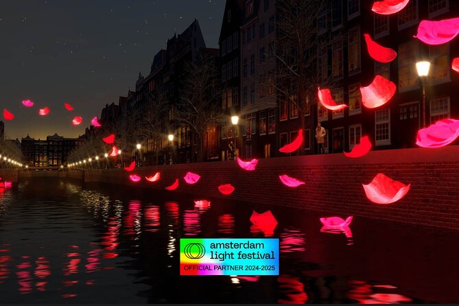 Amsterdam Light Festival: Heated Boat Cruise + Hot Drinks & Bite - Price and Value at $26.60 for 1 Hour 15 Minutes