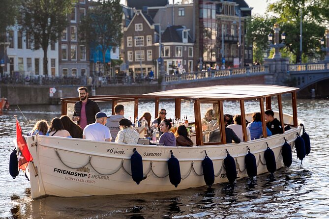 Amsterdam: Luxury Light Festival Cruise Unlimited Drinks Included - The boat setup: covered comfort and why the windows matter