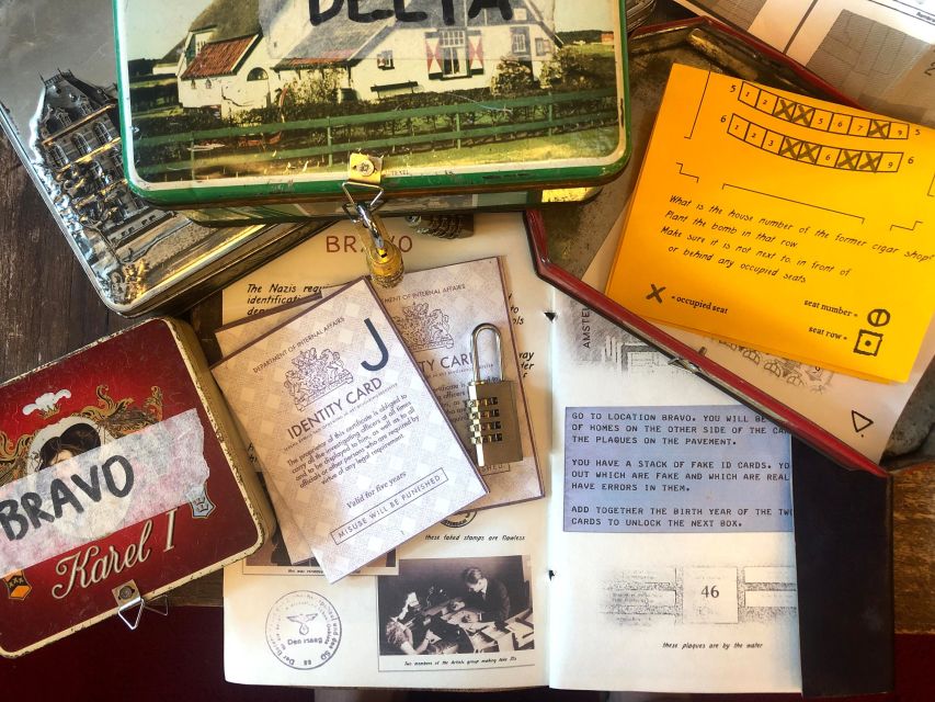 Amsterdam: "Operation 45 " Treasure Hunt Walking Tour - Mystery City Games HQ and the backpack that runs the show