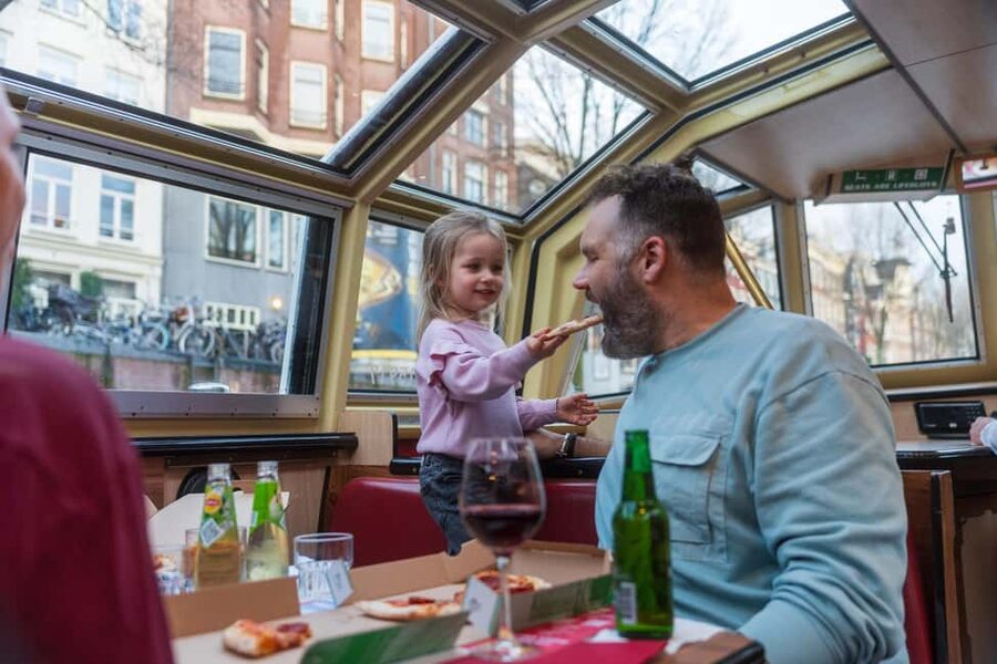 Amsterdam: Original Pizza Dinner Cruise + Unlimited Drinks - Pizza Dinner That Stays Simple, With Clear Choices