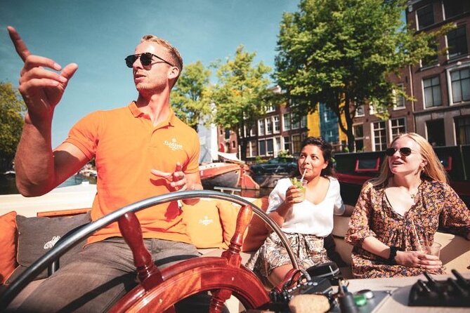 Amsterdam Private Boat Tour with Unlimited Drinks - Skippers and comfort: the parts that seem to separate a good trip from a great one