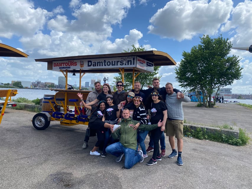Amsterdam: Shared Party Bike Tour with Beer - A Beer Bike That Trades Pedal Stress for Amsterdam Time