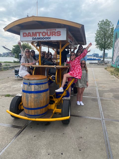 Amsterdam: Shared Party Bike Tour with Beer - Meeting Point at Rhôneweg 1: How to Find It Without Stress