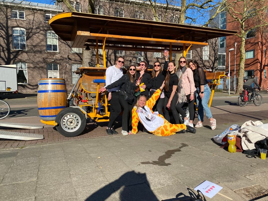 Amsterdam: Shared Party Bike Tour with Beer - Your 85 Minutes: How the Ride Usually Plays Out