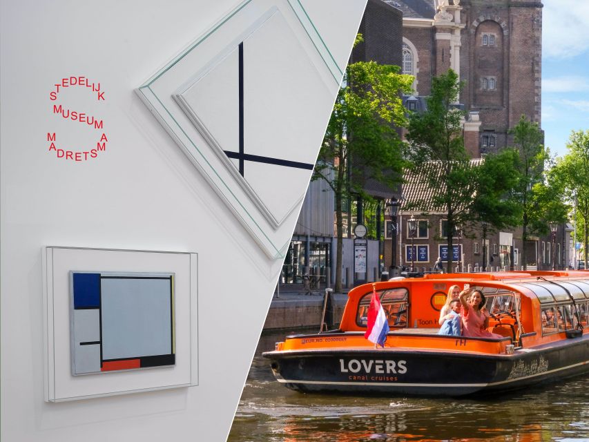 Amsterdam: Stedelijk Museum and 1-Hour Canal Cruise - Timed entry at Museumplein: what the Stedelijk visit feels like