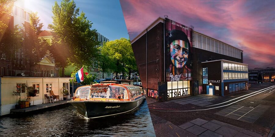 Amsterdam: STRAAT Museum and Canal Cruise Combination Ticket - Inside STRAAT Museum: Street Art Made for This Warehouse