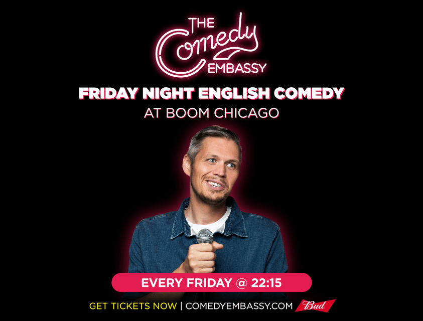 Amsterdam: The Comedy Embassy Stand-Up Show - Comedy Embassy at Boom Chicago, what it really feels like