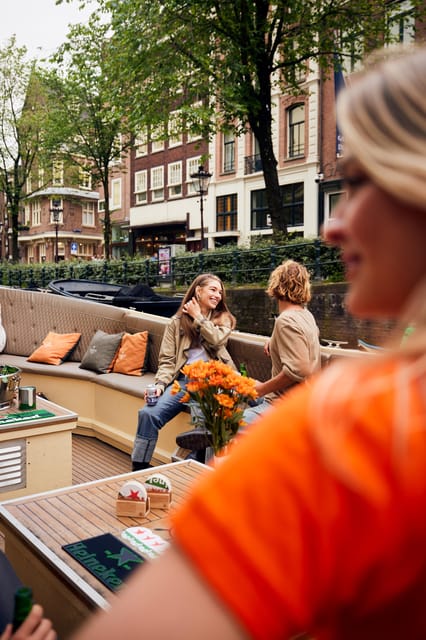 Amsterdam: The Heineken Flagship Canal Cruise - Finding the dock: Rijksmuseum front canal and the orange or pink crew