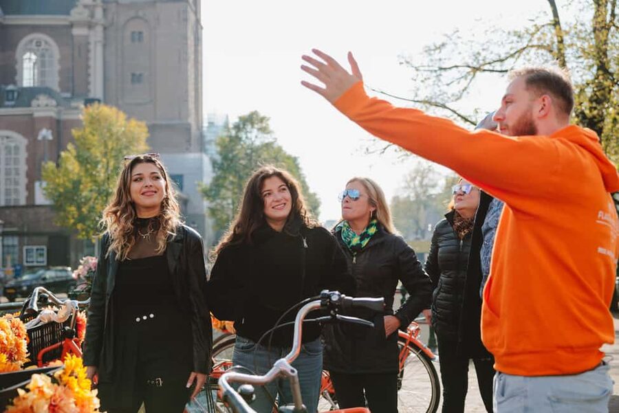 Amsterdam: Top Highlights Guided Bike Tour - Jordaan streets and Westerkerk photo time: what you see and why it matters