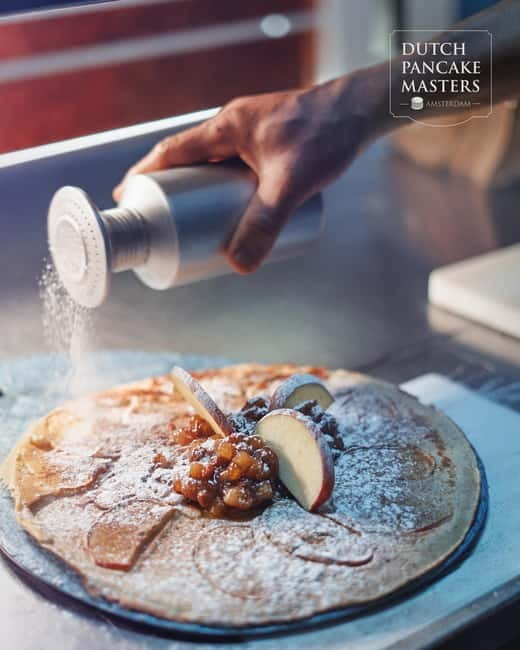 Amsterdam: Traditional Dutch Pancakes - A pancake meal with art on the walls, right in central Amsterdam