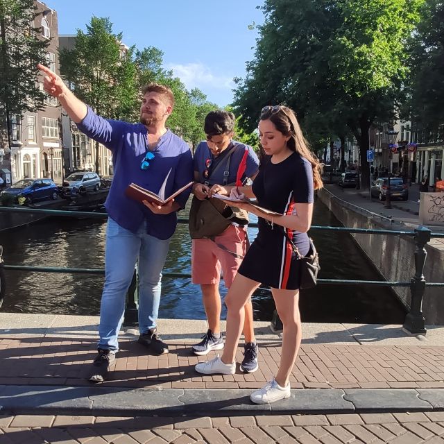 Amsterdam: Treasure Hunt Walking Tour "A Secret Sender" - Walking through the Red Light District, without making it weird