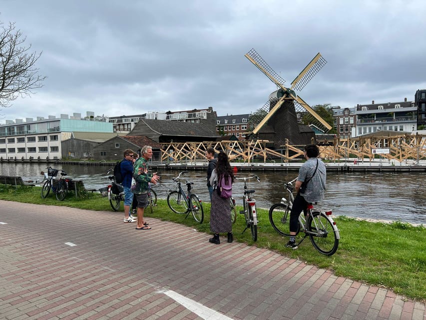 Amsterdam: Urban Bike Tour, Graffiti Art & Magnet Fishing - Amsterdam-Centrum to the IJ: Canal Houses, Harbor Energy, and Quick Photos