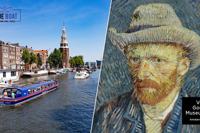 Amsterdam: Van Gogh Museum Entry & 75 minute City Canal Cruise - On the water: what the audio is built to point out