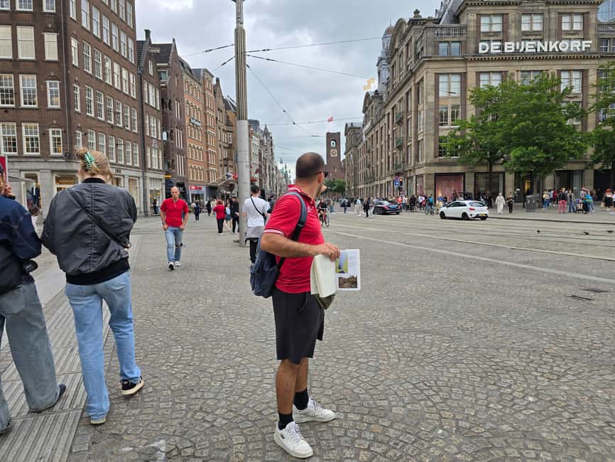 Amsterdam Walking Tour:Anne Frank, History & Liberal Culture - Centraal Station and the practical Amsterdam mindset