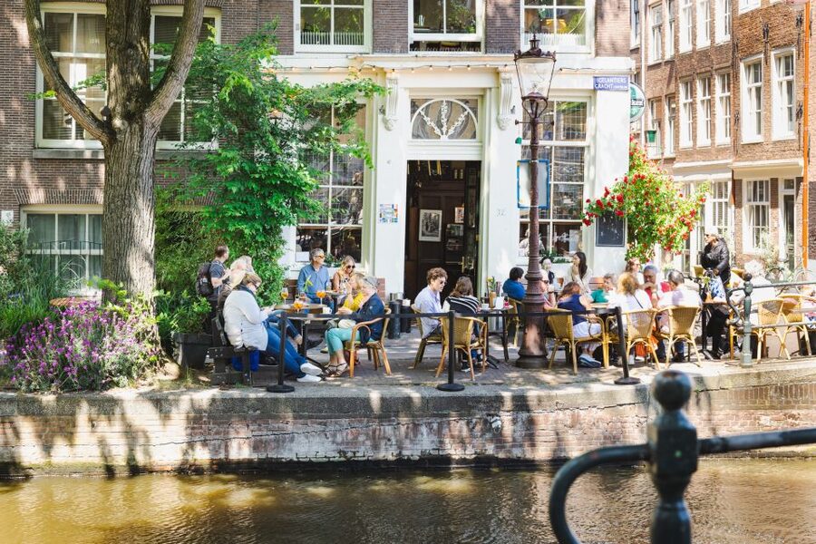 Boutique Dutch Food & History Tour with up to 8 guests only - Sunday and Monday menu: brown-café apple pie, shrimp croquette, and Indonesian satay
